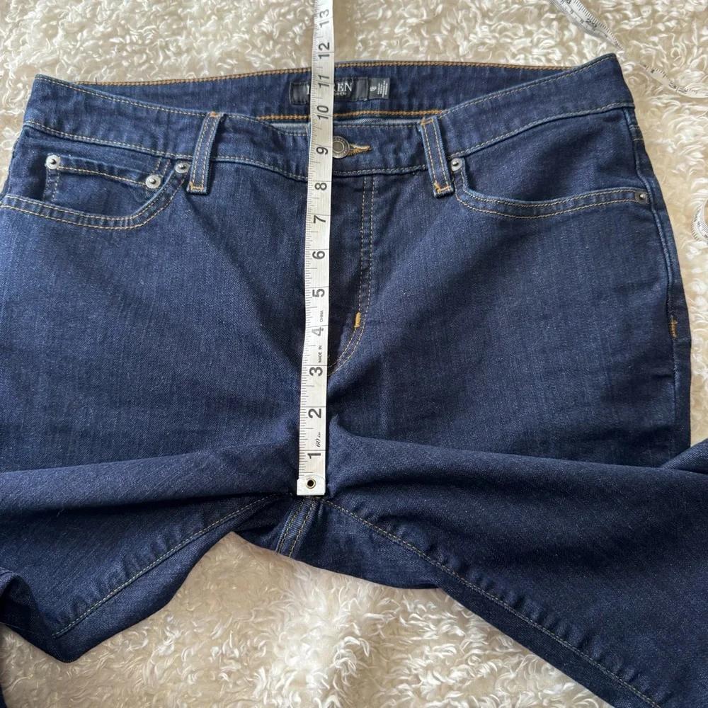 Lauren Ralph Lauren Dark Wash Jeans Denim Straight Leg Size 12 Petite 29” inseam - Picture 7 of 14